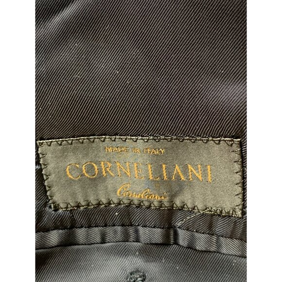 Corneliani for Saks Mens Extra Fine Wool Suit Jacket 40R Italy RY10366 Red Pin - Picture 2 of 12